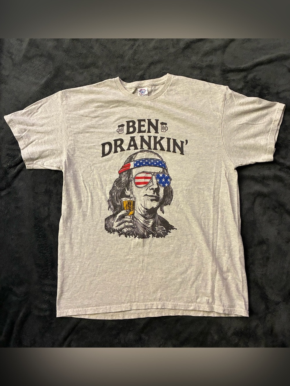 Funny Ben Franklin Short Sleeve Tee